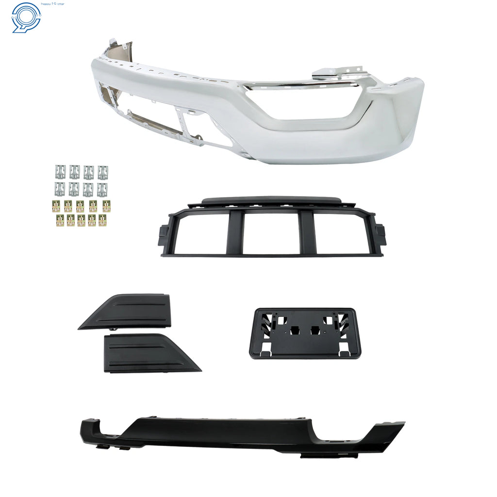Front Bumper Face Bar for Ford F-150 (2021–2023) Steel, 6PCS