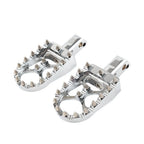 MX Style Wide Foot Pegs for Harley Softail (2018–2023) Chrome