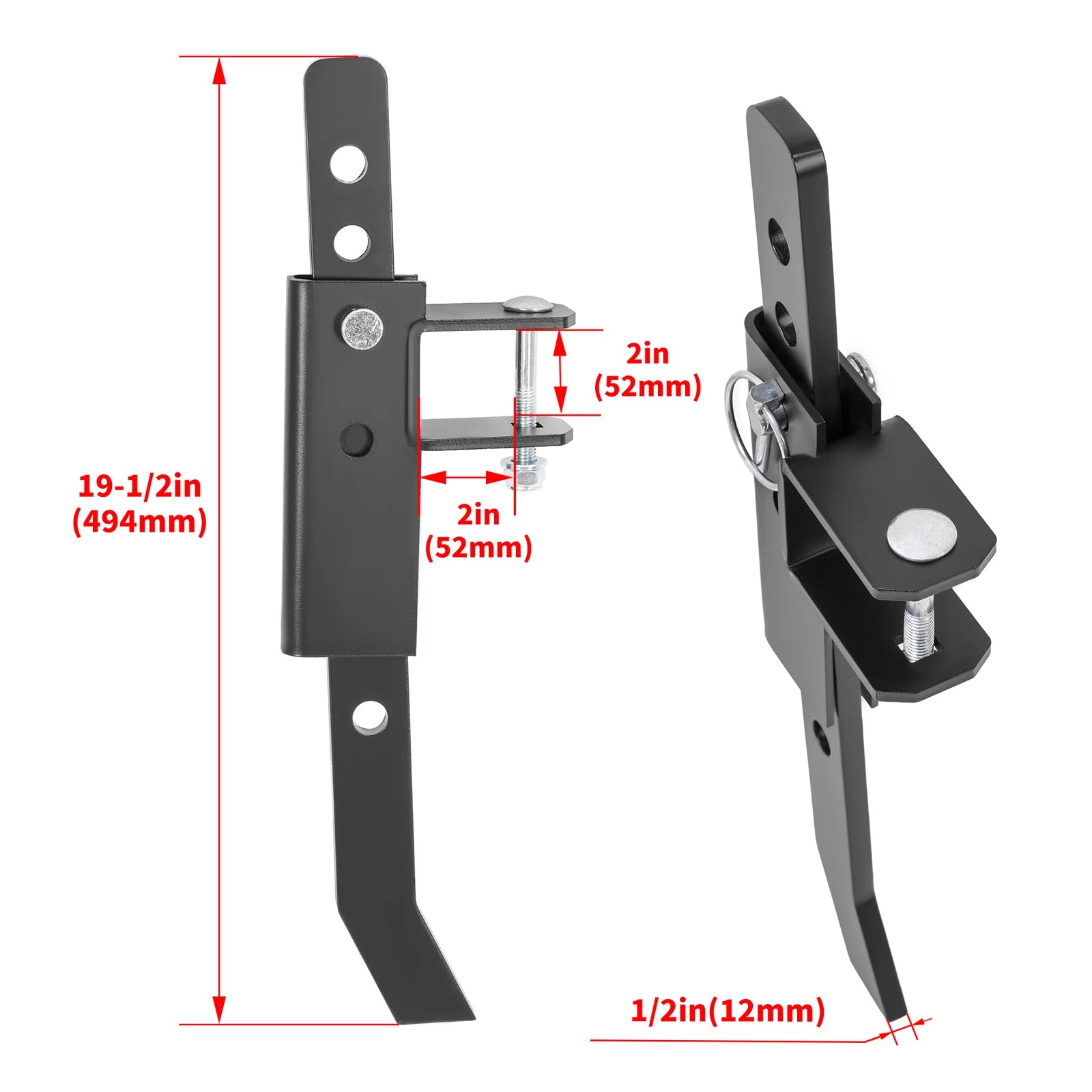 Chisel Plow Implement for ATV UTV with 6 Adjustable Chisels