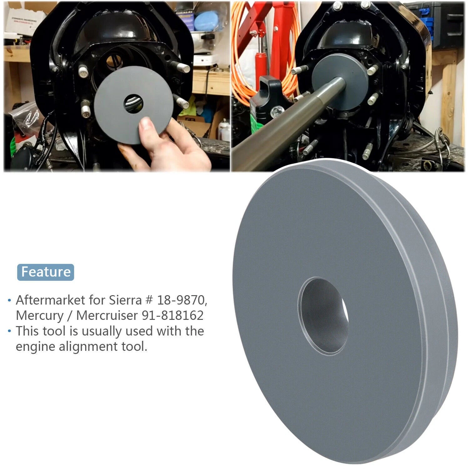 Bellow Retainer Ring Tool for Mercruiser (91-818162, 18-9870)
