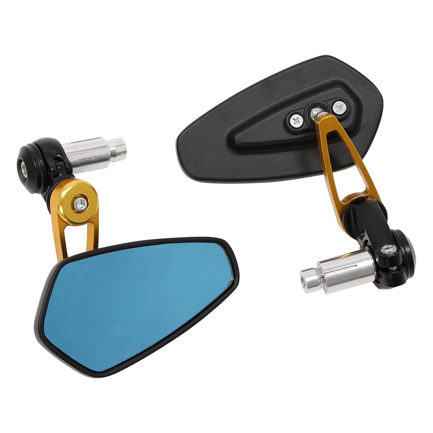7/8" Bar End Rearview Mirrors for Honda Yamaha Street Bike (MT 09, CB50)