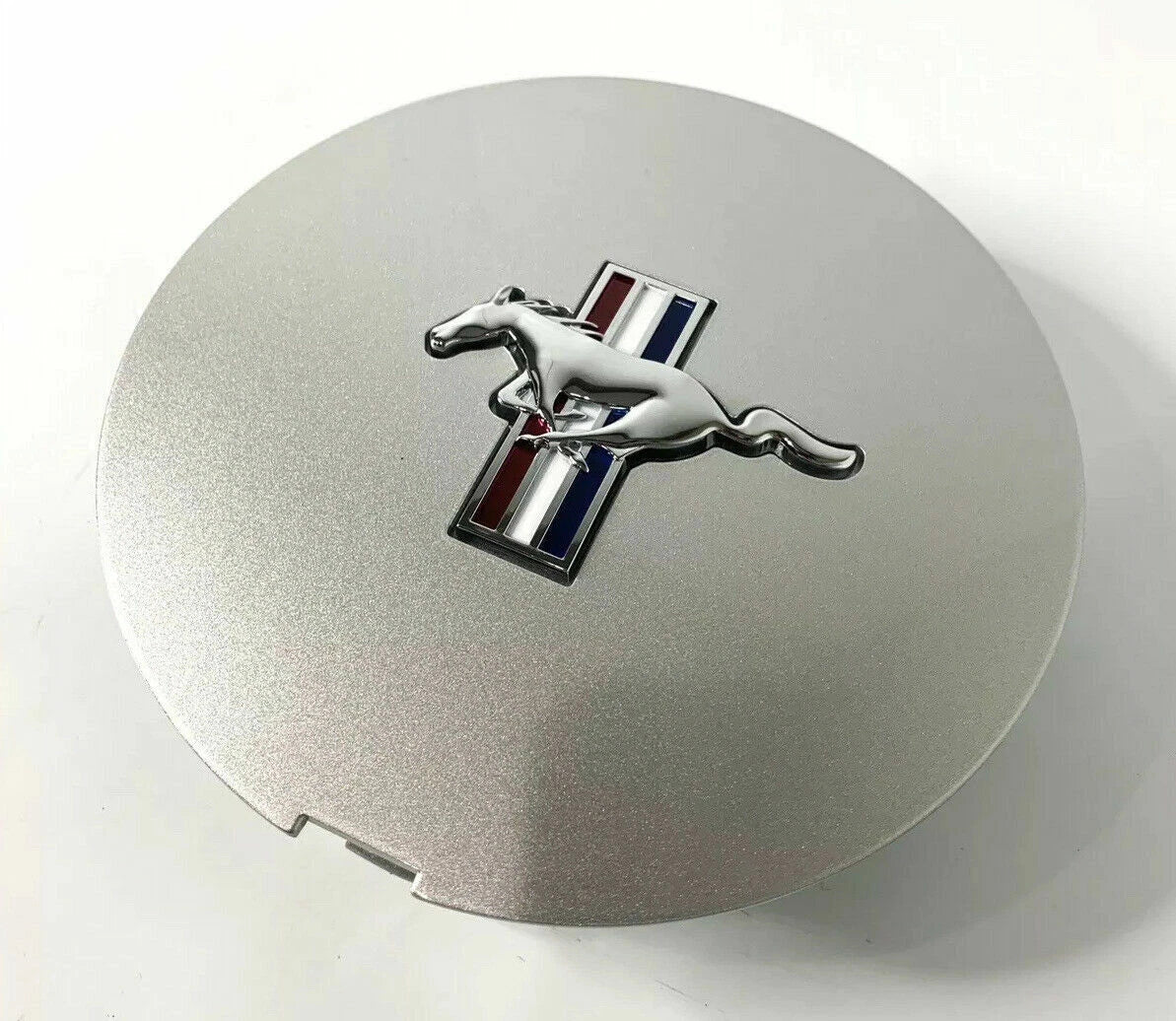 Wheel Center Hub Caps Set for 1991–1993 Ford Mustang 4pcs Tri-Bar Pony Logo