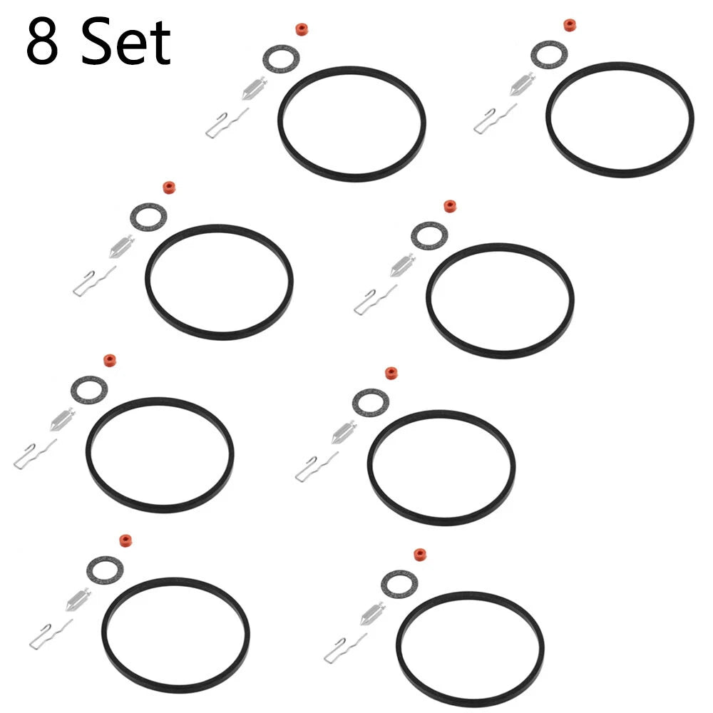 Set of 8 Carburetor Inlet Needle Seat Kit for Tecumseh 631021 631021A 621021B