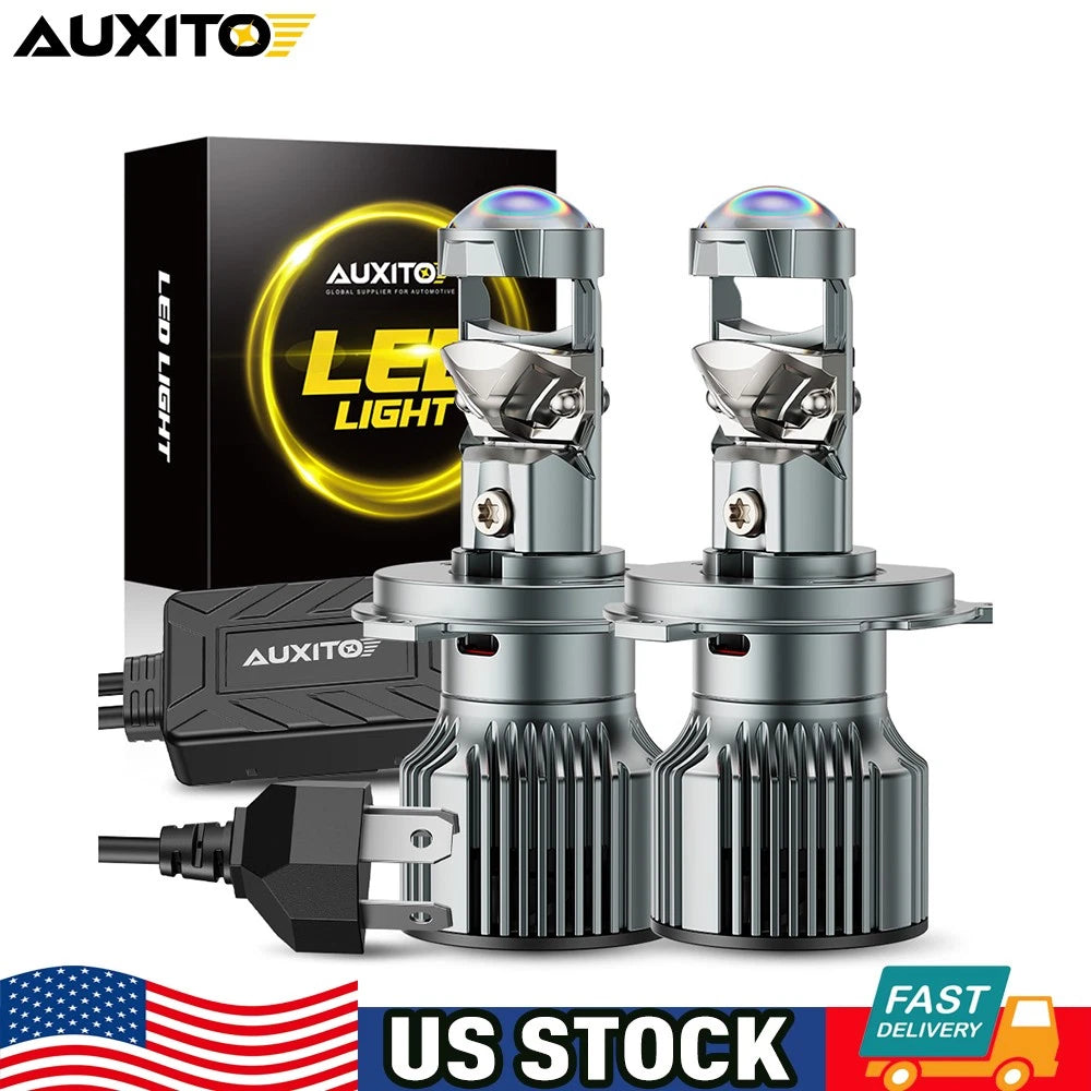 2X LED Headlight Bulbs for H4 9003 (Ultra Bright, High/Low Beam)