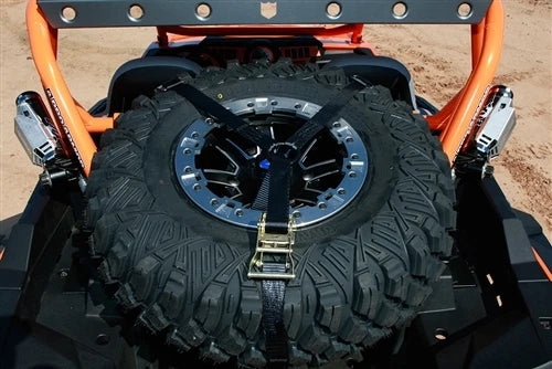 Pro Armor Adjustable 3 Way Ratcheting Spare Tire Tie Down Y Strap 1.5" for UTV