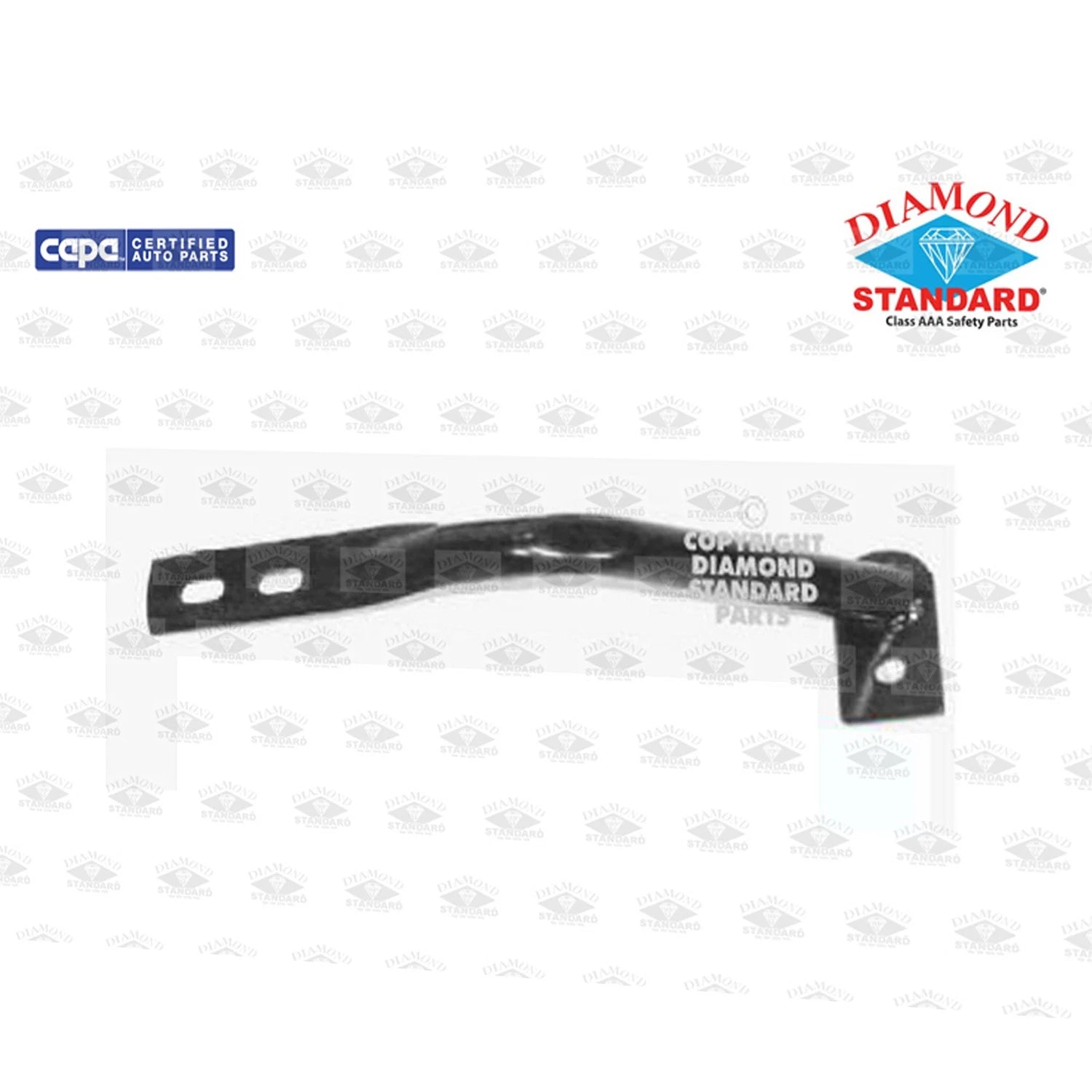 Replacement Steel Front Passenger Side Outer Bumper Face Bar Brace for Honda