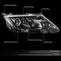 Right Side Black Projector Headlight Lamp for Ford Fusion (2010–2012)