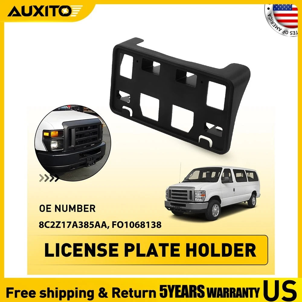 License Plate Bracket for Ford E-Series E150 E250 E350 E450 (2008–2014)