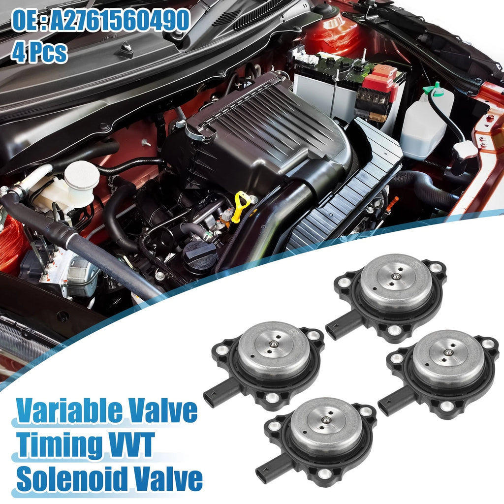 Set of 4 VVT Solenoid Valves No.A2761560490 for Mercedes-Benz C300 GLC300 (2013–2022)