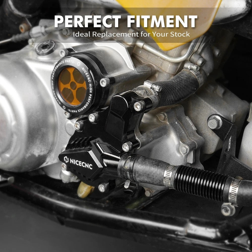Water Pump Cover + Inline Radiator Hose Cooler for Yamaha Raptor 700R (2006–2023)