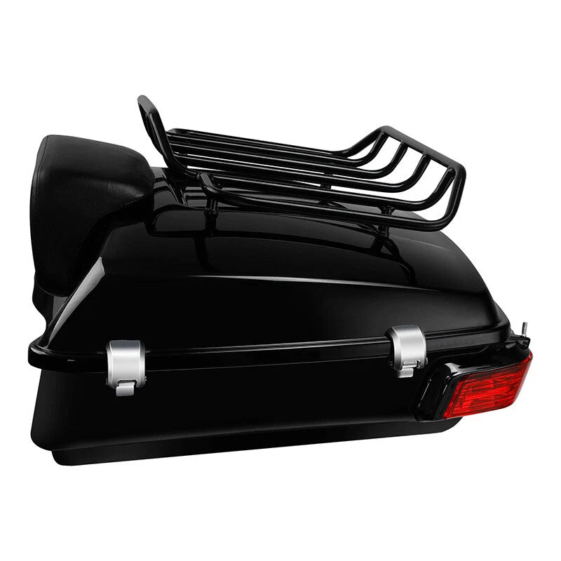 Chopped Trunk Pad Luggage Rack Light for Harley Touring Road Glide (2014–2025)