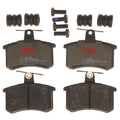 Set of 4 Disc Brake Pads for Audi A4 Quattro (1996–1998)