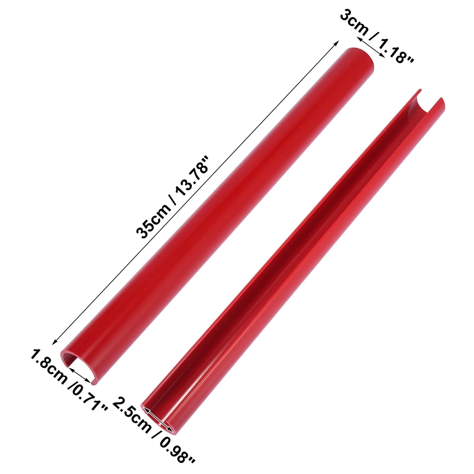 2pcs Red Front Grille Insert Stripes for BMW X3 F25 (2011–2018)