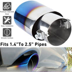 Exhaust Pipe Rear Tip for Car (1.4" to 2.5")