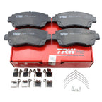 Set of 4 TRW Pro Front Ceramic Brake Pads for Lexus ES300, Toyota Avalon, Camry, Celica (1992–2006)