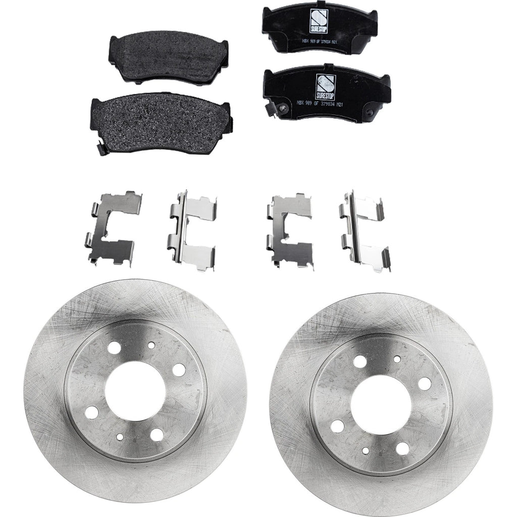 Brake Disc and Pad Kit for Nissan NX (1991–1993)
