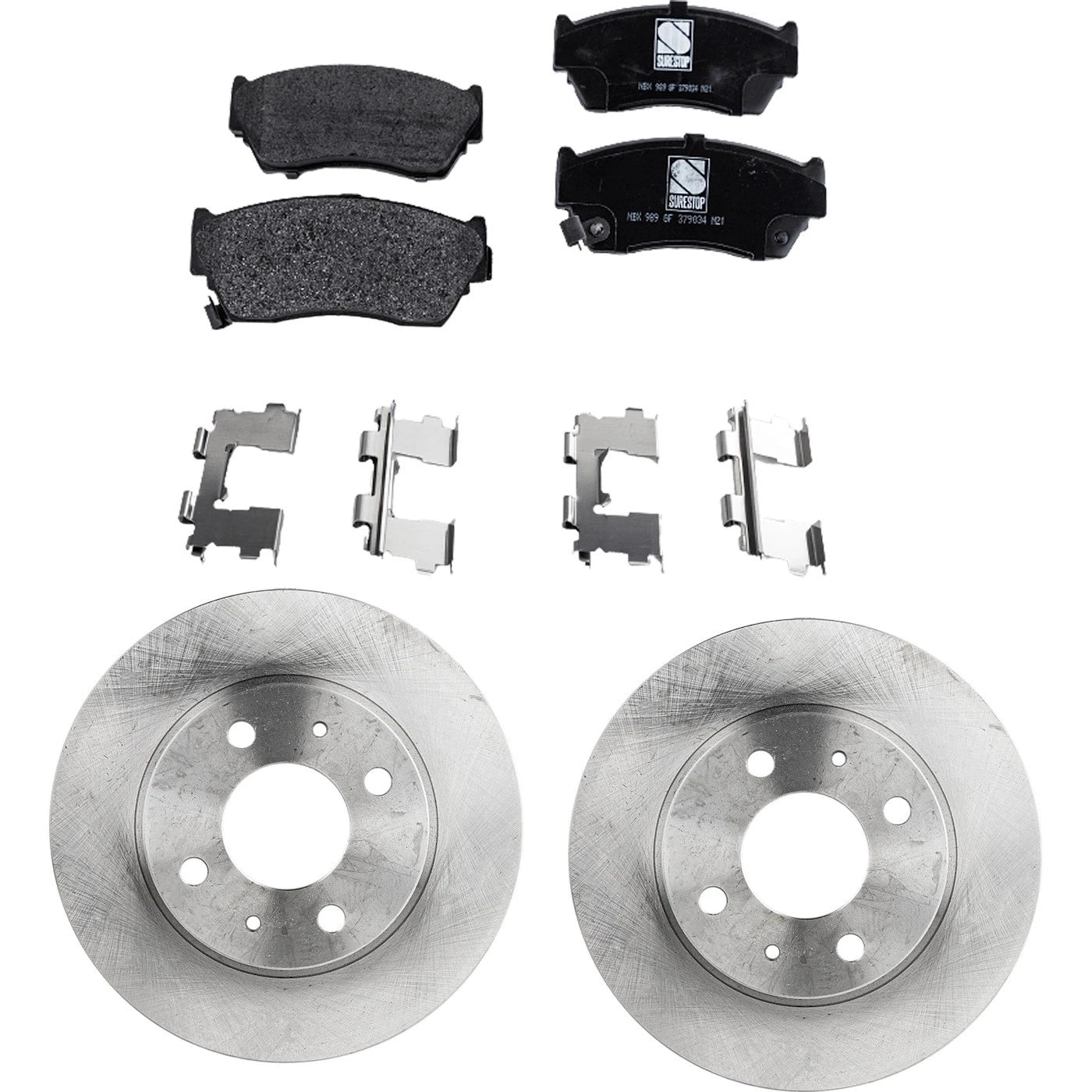Brake Disc and Pad Kit for Nissan NX (1991–1993)