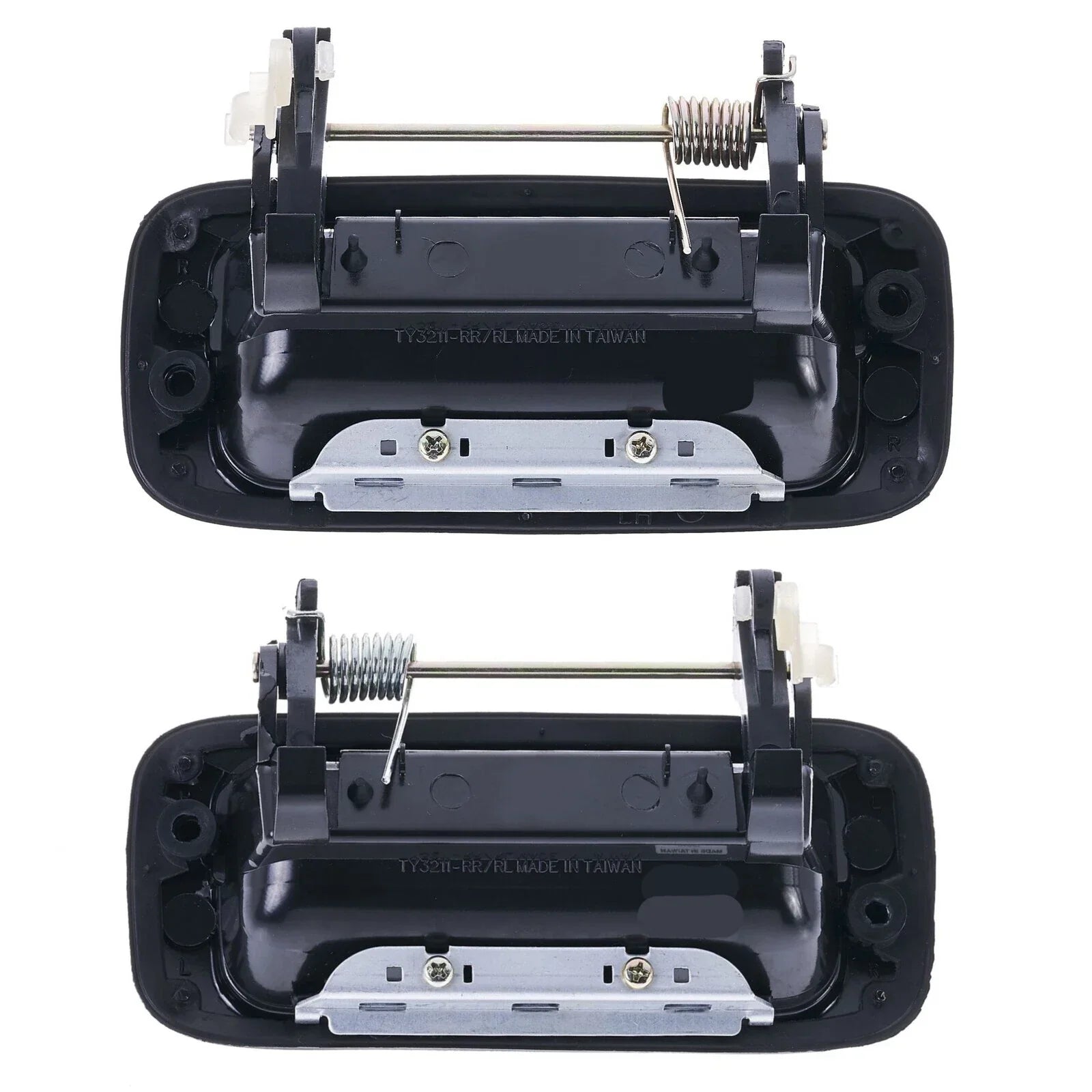 4pc Front/Rear Left & Right Outer Door Black for Toyota LC J80 (1990–1998)