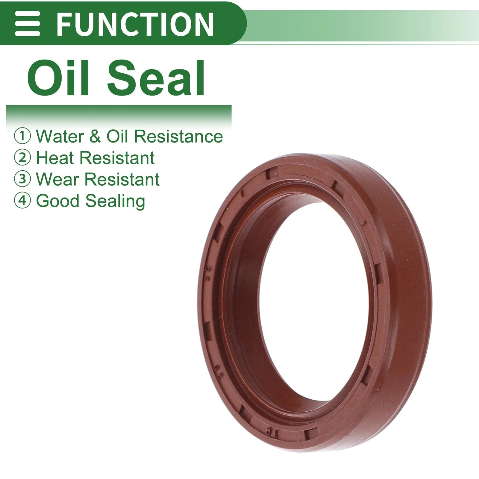 Set of 5 Oil Seal Rotary Shaft Seal FKM Rubber 26x35x7mm
