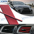 JDM Red Interior Air Vent Outlet Trim Cover for Lexus (10-Pack, 1990–2000)