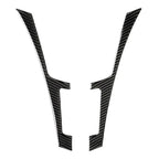 Black Carbon Fiber Console Panel Cover Trim for Infiniti Q50 Q60 (2013-2019)