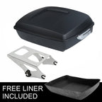 Matte Black Chopped Trunk Mounting Rack for Harley Street Glide (2014–2026)