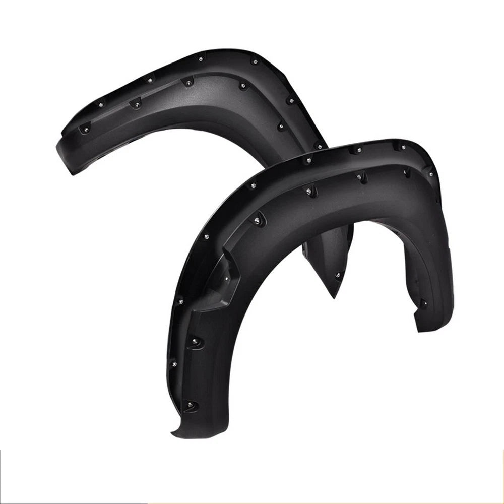 Set of 4 Pocket Rivet Style Fender Flares for Nissan Titan (2004–2015)