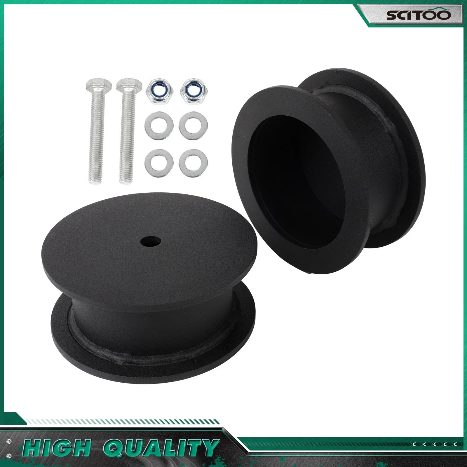 2X 2.5" Rear Steel Leveling Kit for Jeep Commander Grand Cherokee (2006–2010)