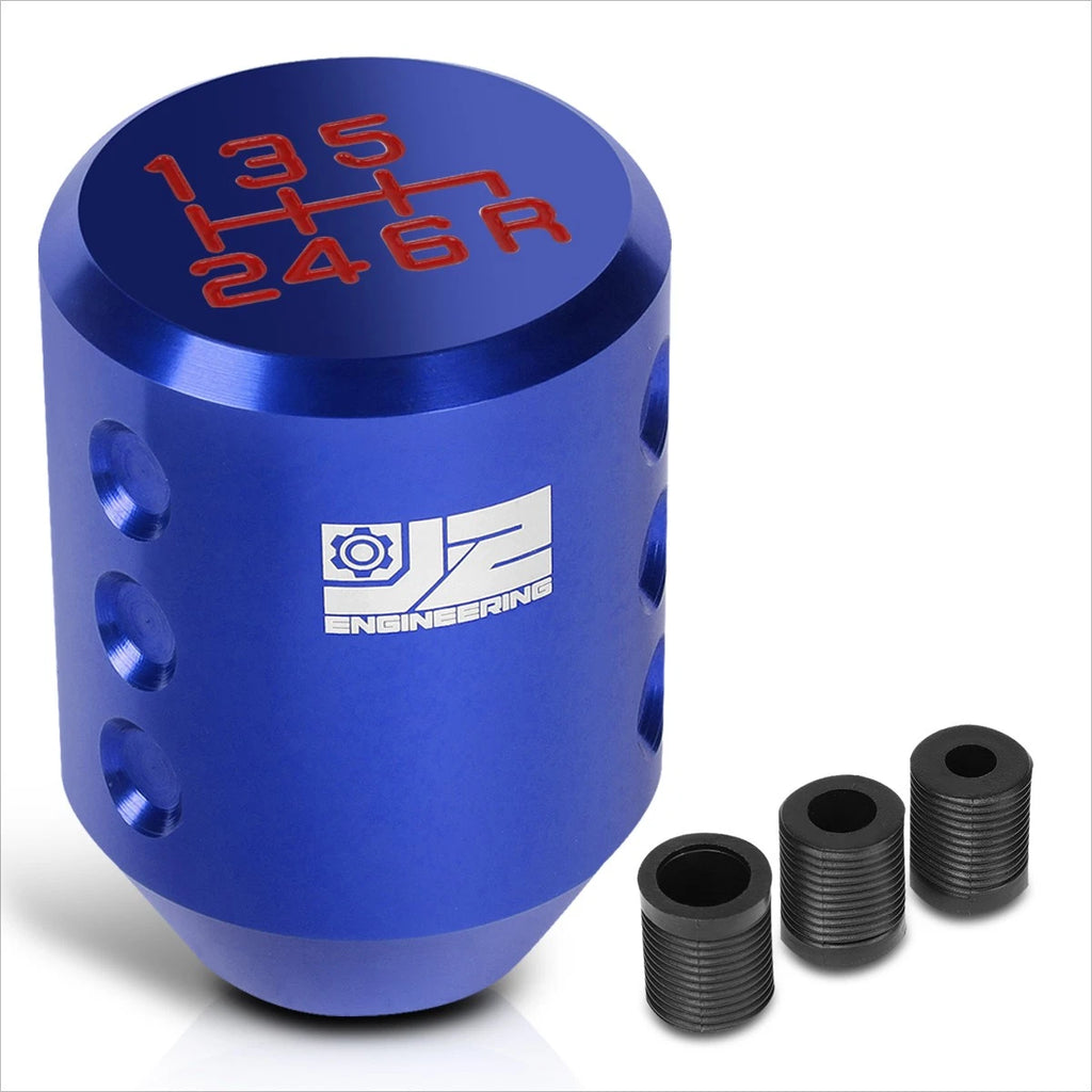 J2 6-Speed Manual Shift Knob with Adapters for Universal Fit (2010–2023)