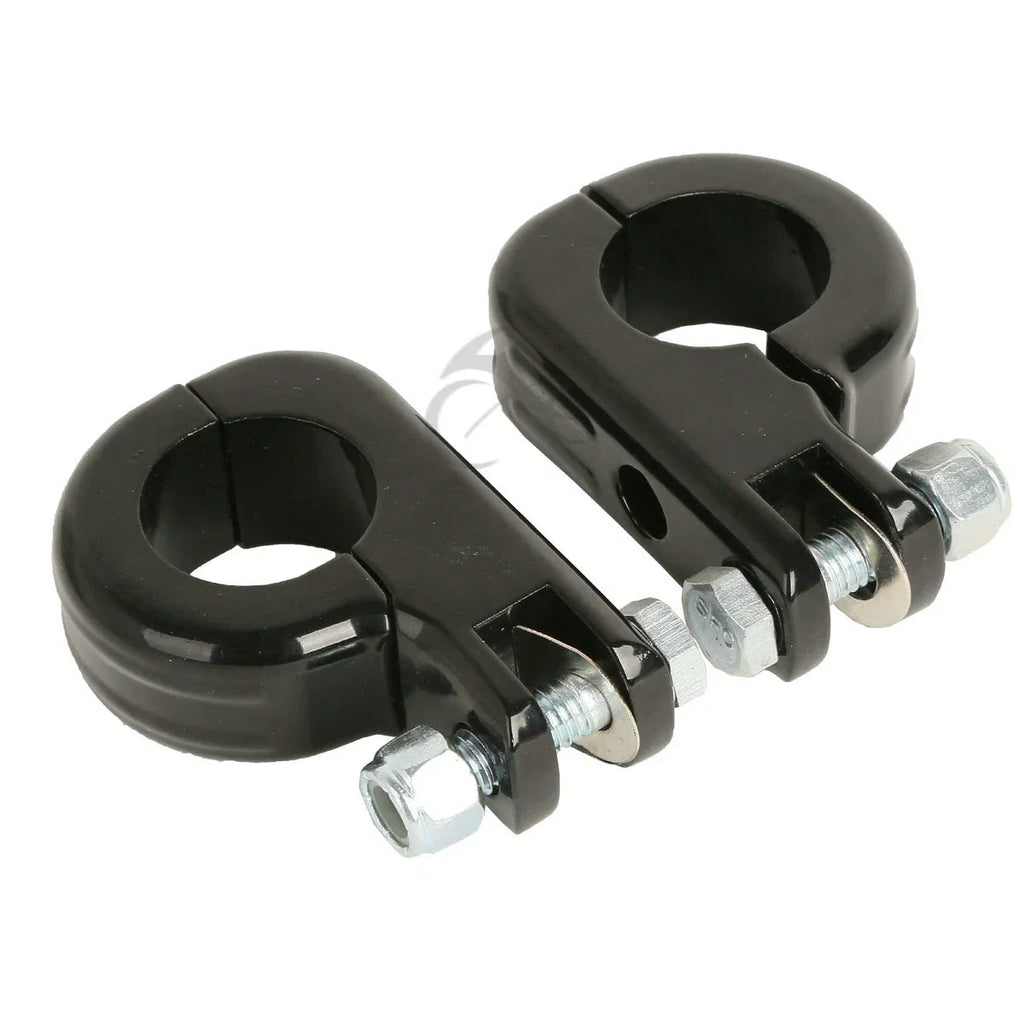 1 1/4" Highway Engine Guard Foot Pegs for Harley Sportster Touring
