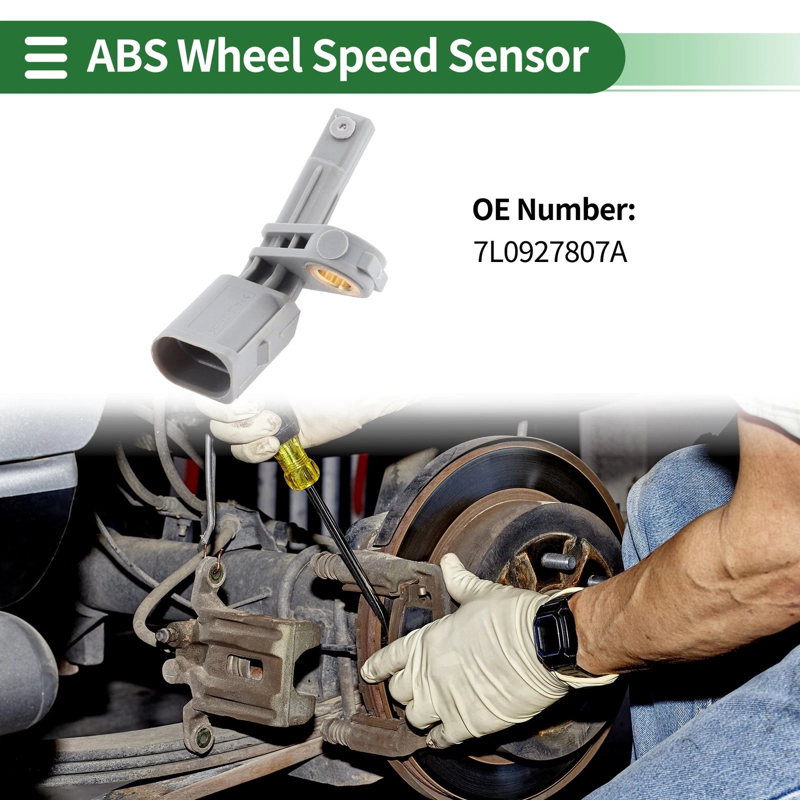ABS Wheel Speed Sensor No. 7L0927807A for Audi Q7 (2007–2012)
