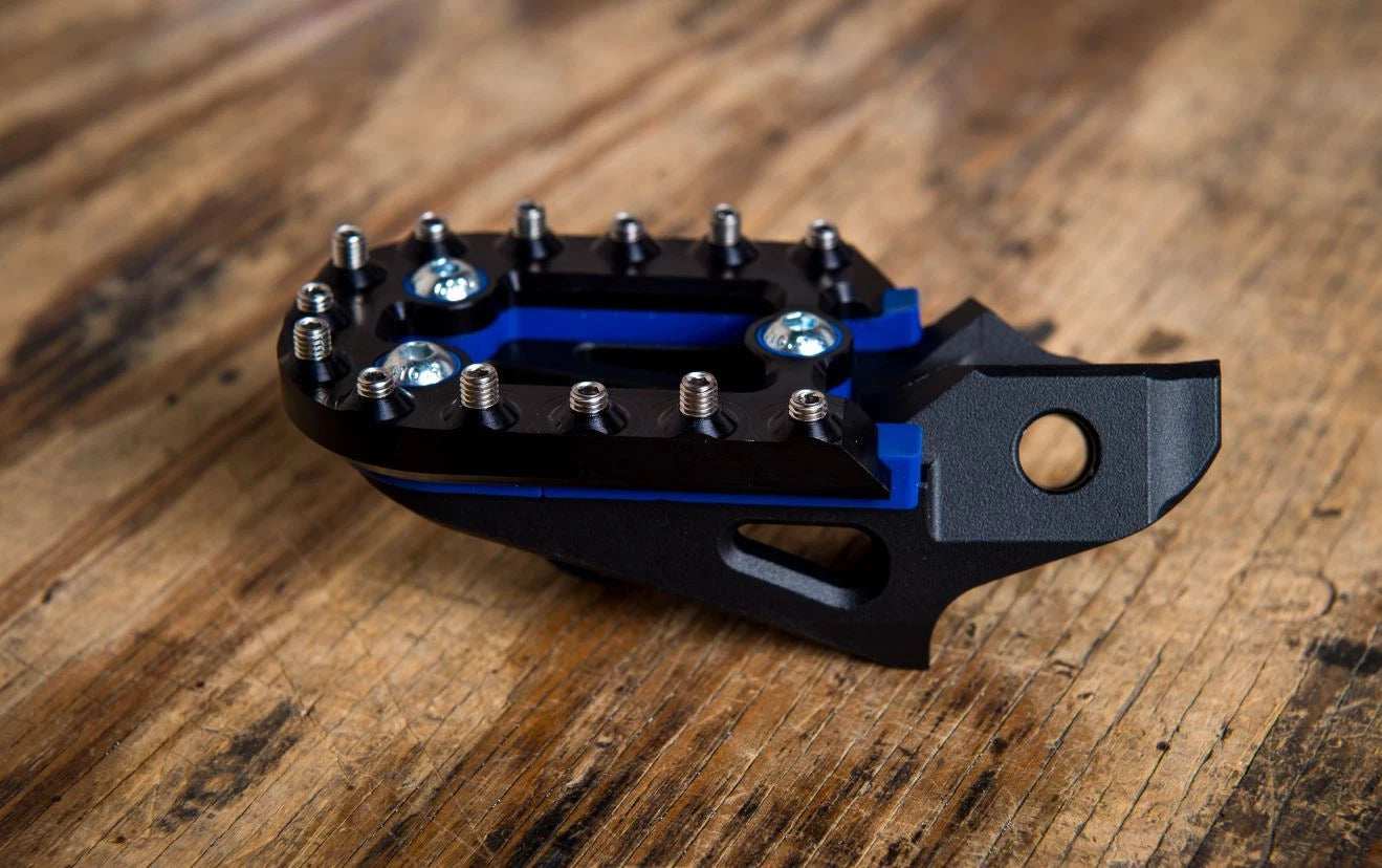 Fasst Co Impact Moto Footpegs for KTM Husqvarna (2016–2017) Black Blue