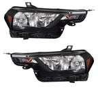 Set of 2 Headlights for Chevrolet Colorado (2023–2025) Black Halogen