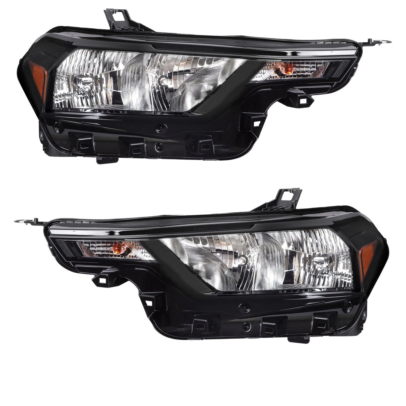 Set of 2 Headlights for Chevrolet Colorado (2023–2025) Black Halogen