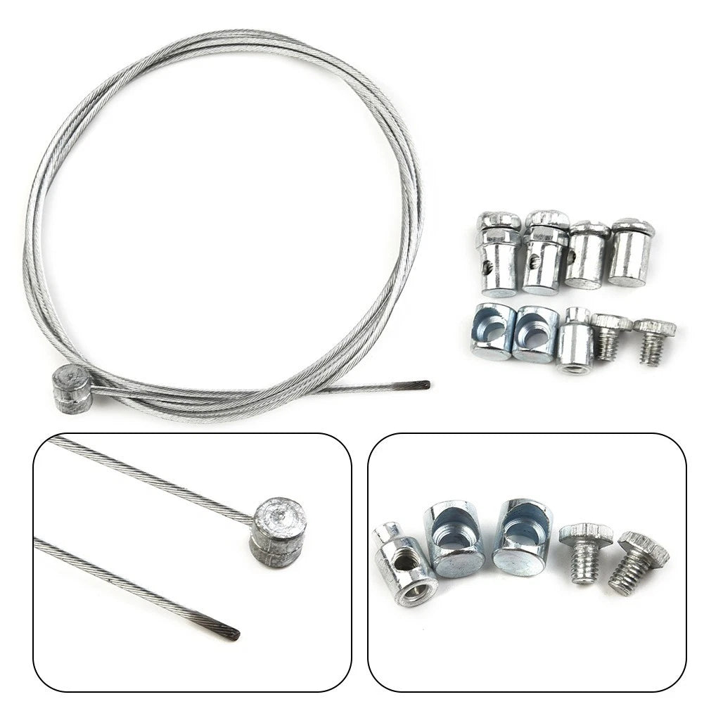 Solderless Nipple Set with Sleeve & Nut for Clutch, Throttle (Universal)