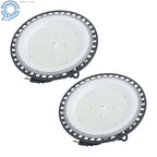 2X 150W UFO LED High Bay Light 18000LM with Hook Safety Rope