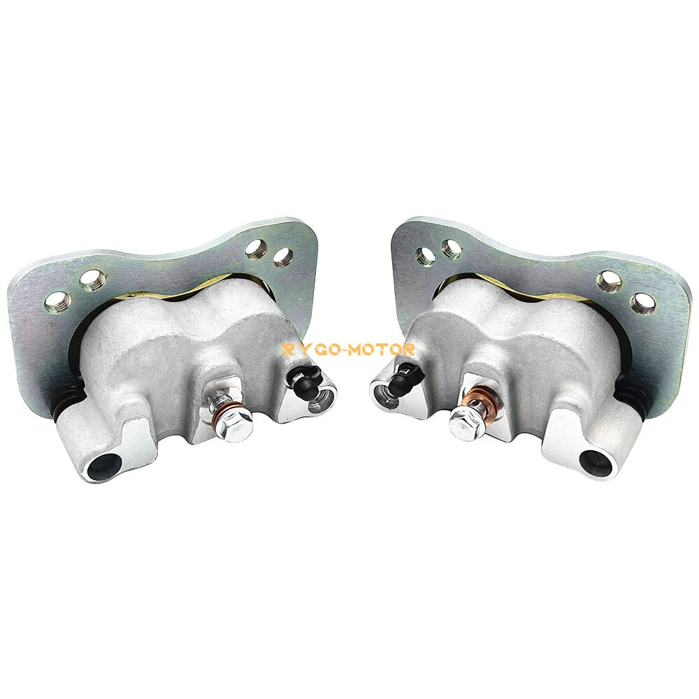 Set of 2 Rear Brake Calipers & Pads for Polaris Ranger Crew 800 900 1000 XP