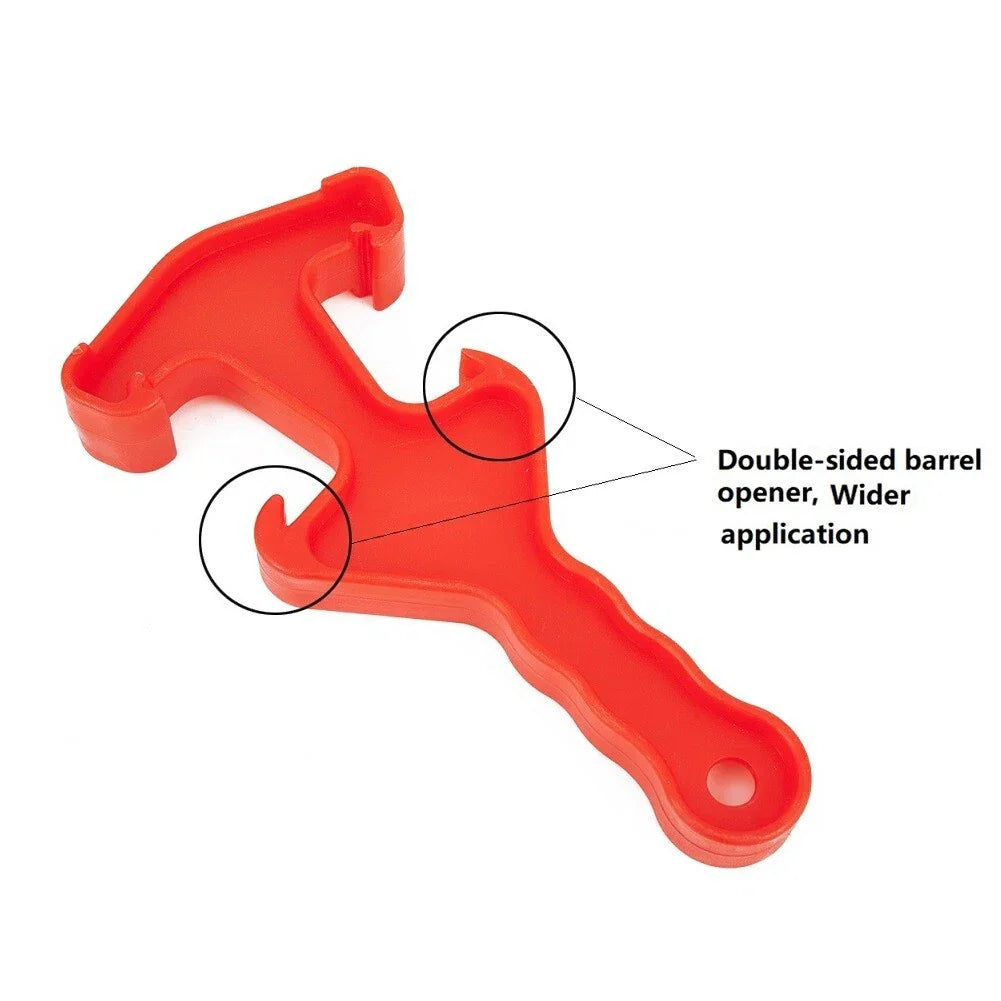 Pail Opener Double End Plastic Bucket Paint Can Lid Opener Wrench Tool