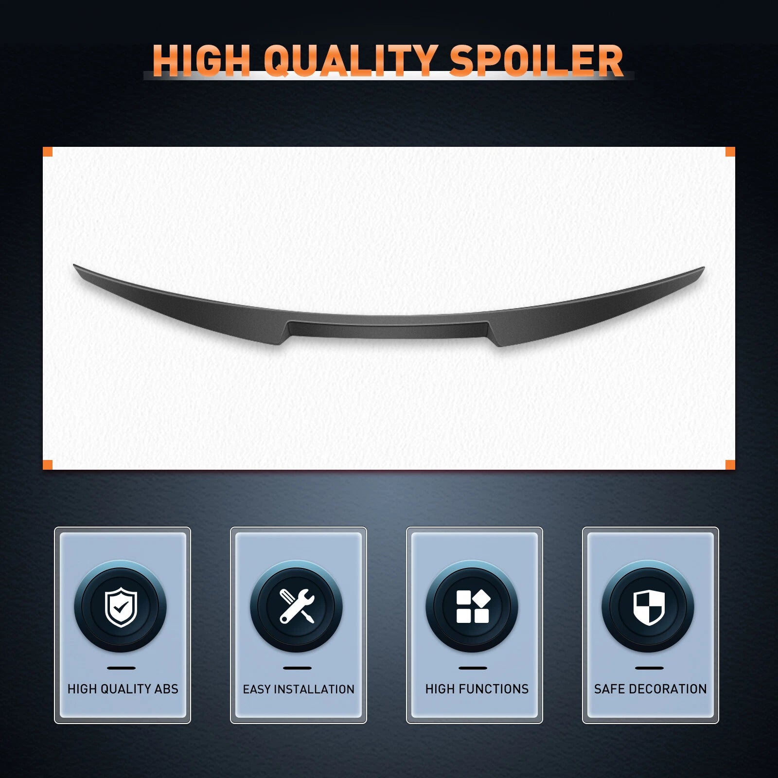 ABS Wing Spoiler for Toyota Corolla Sedan (2020–2022)