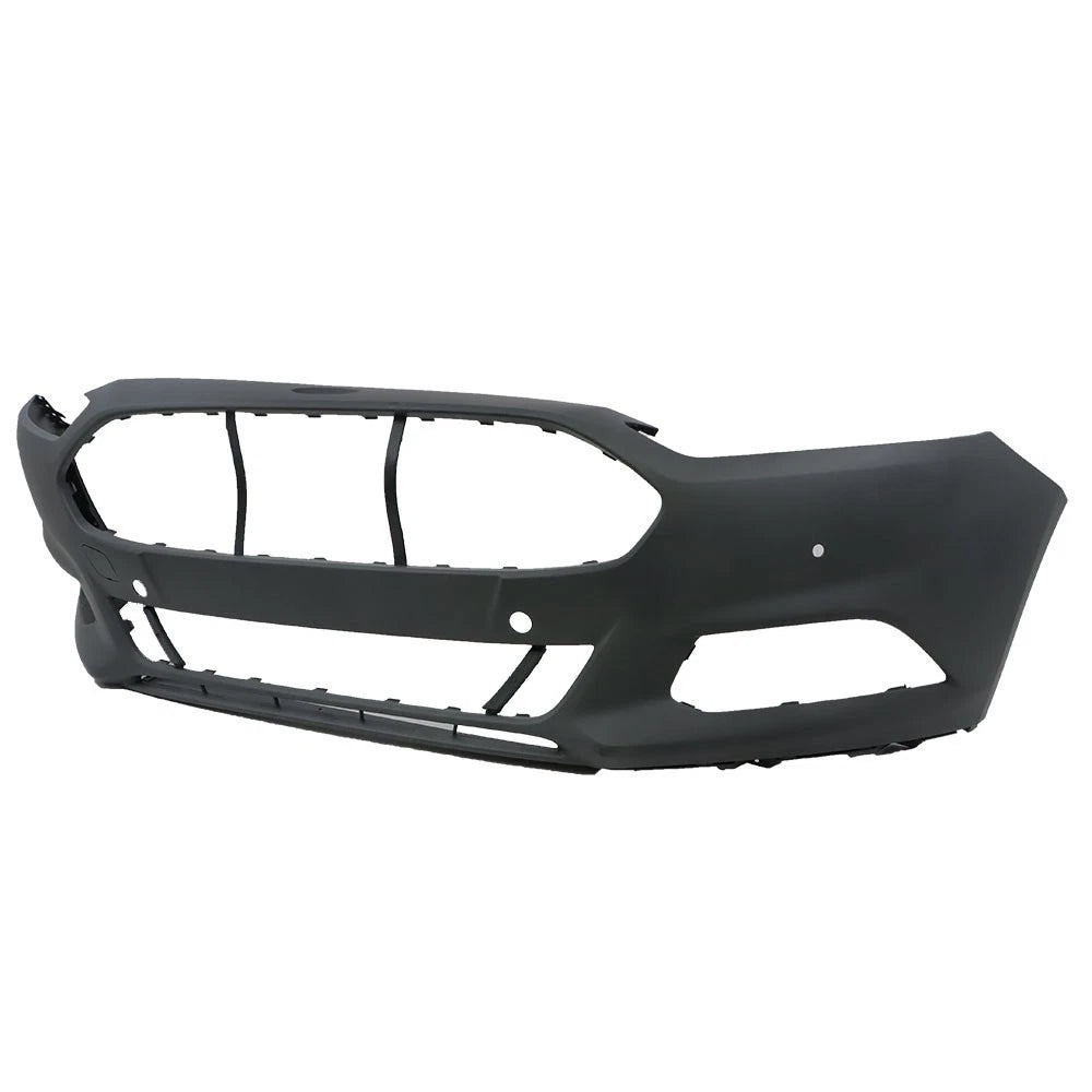 Front Bumper Cover & Grille Combo for Ford Fusion (2013-2016) Black Chrome