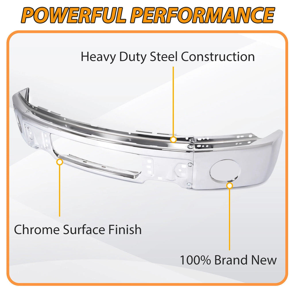 Chrome Front Bumper for Ford F150 (2009–2014)