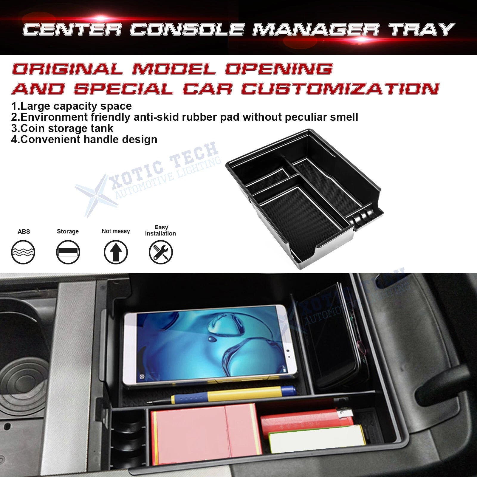 Extra Space Storage Organizer Holder for Hyundai Palisade (2020–2022)