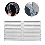 50 Pcs ABS Transparent Bumper Strips for Household Furniture