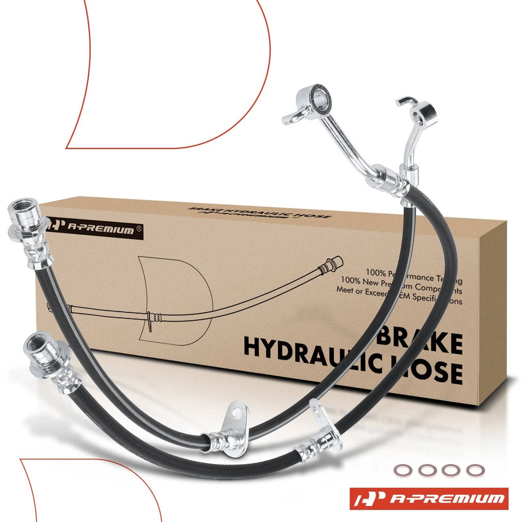 2X Rear Brake Hydraulic Hose for Honda Civic (2017–2020)