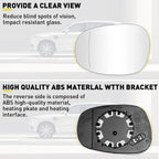 Heated Driver Side Mirror Glass for BMW E81 E90 E91 E92 325i 328i 335i (2009–2013)