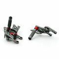 Set of 2 Rearset Rear Foot Pegs for Honda CBR1000RR (2008–2012) Gray