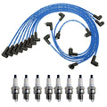 NGK 7mm Wire Set & Denso Platinum Spark Plug Kit for GMC G15 G25 (1971–1995)
