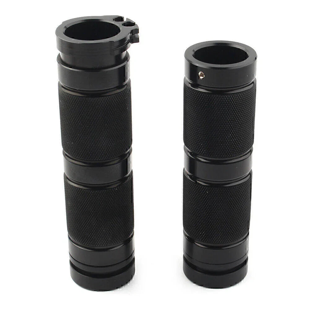 1" Black Handlebar Grips for Harley Sportster VRSC XL883 XL1200 (2004-2023)