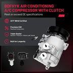 AC Compressor for Land Rover LR2, Volvo S80, XC70 (2008–2015)