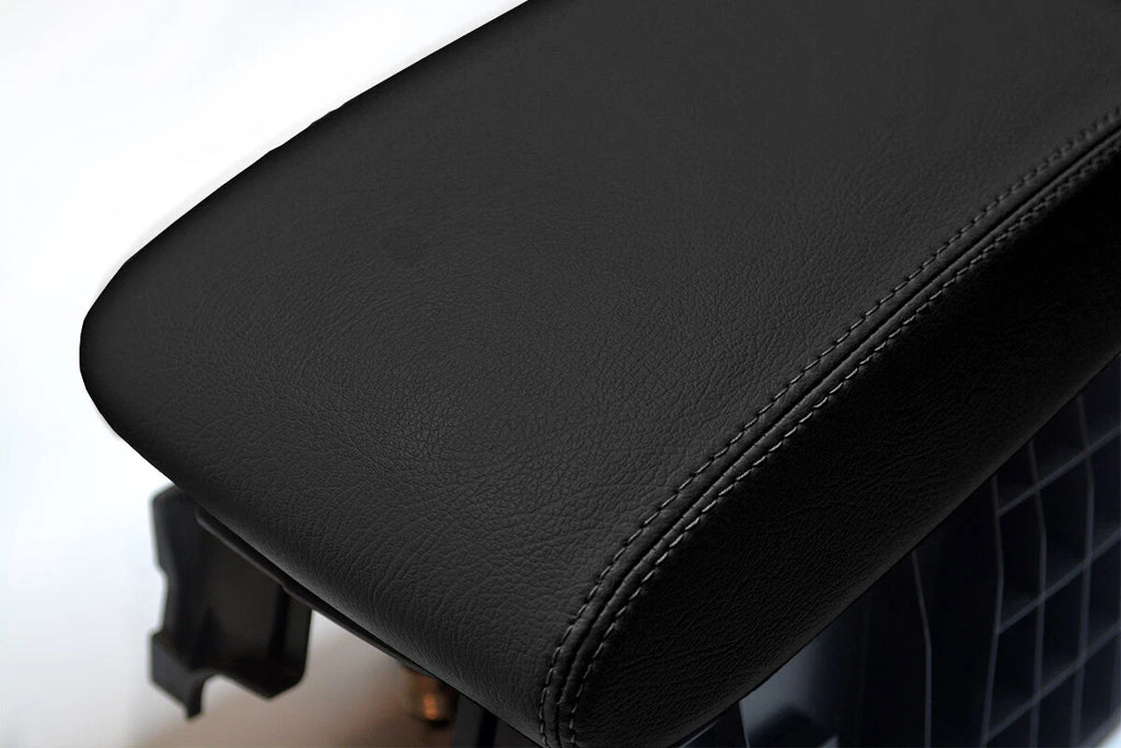 Leather Console Lid Armrest Cover for Subaru Tribeca (2006–2014) Black